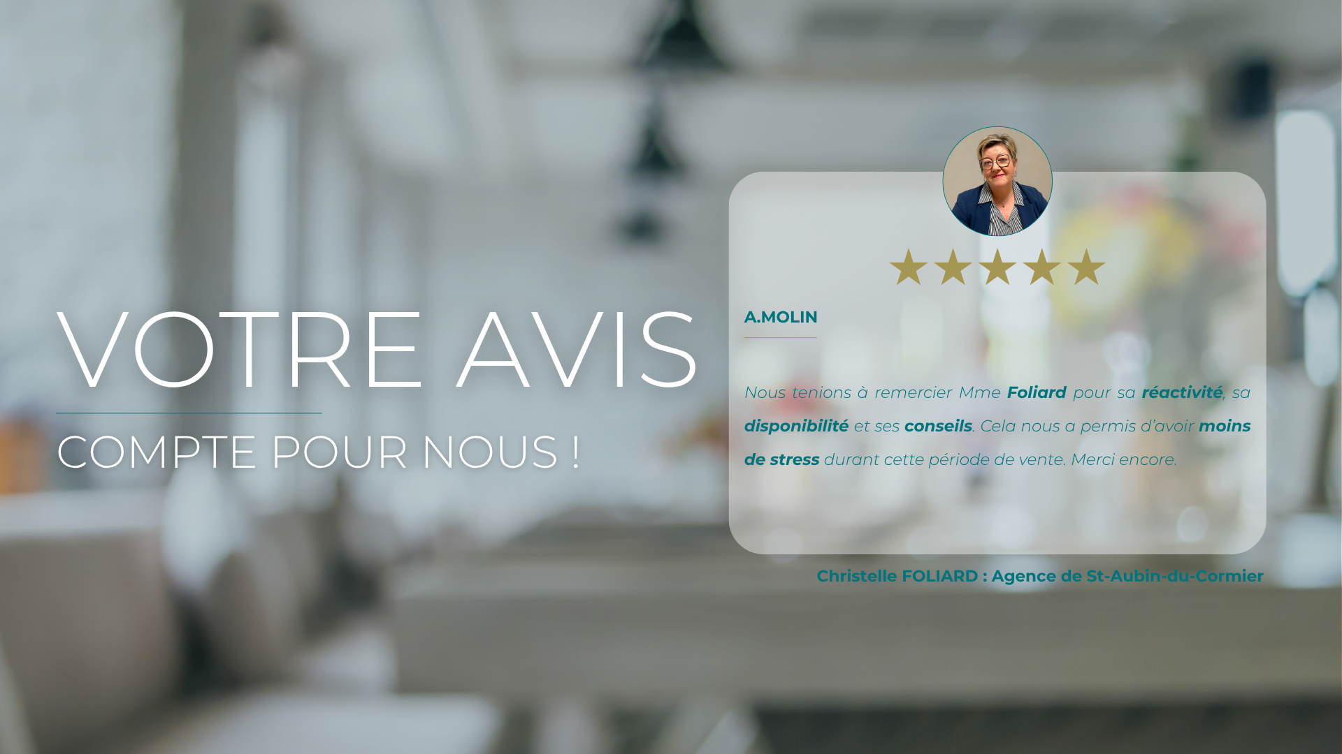 Avis Christelle Foliard  STC